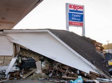 Tennessee flooding - live: Pictures show ‘devastating loss’ as search begins for more than 40 missing