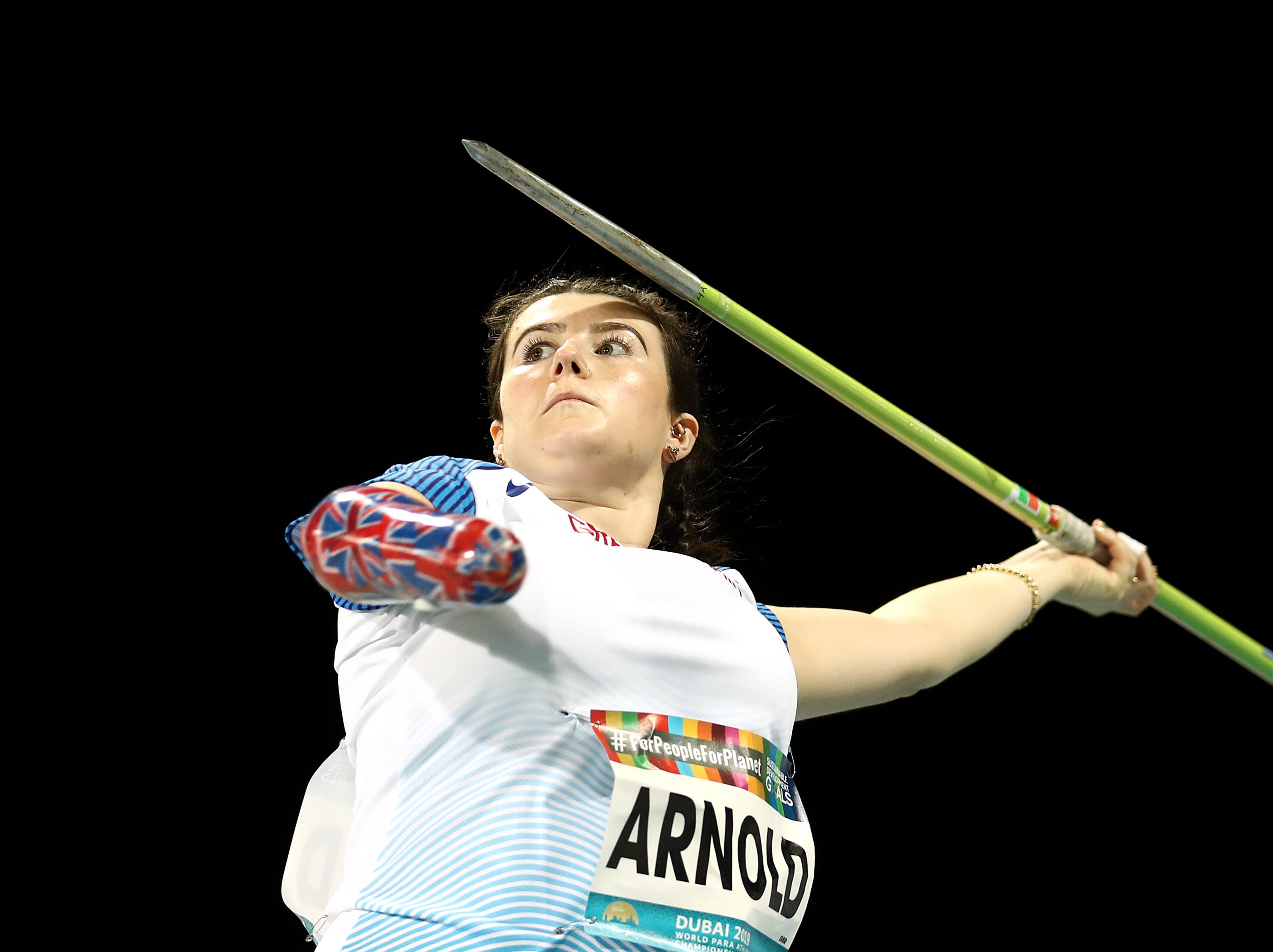 Hollie Arnold at the 2019 World Para Athletics Championship