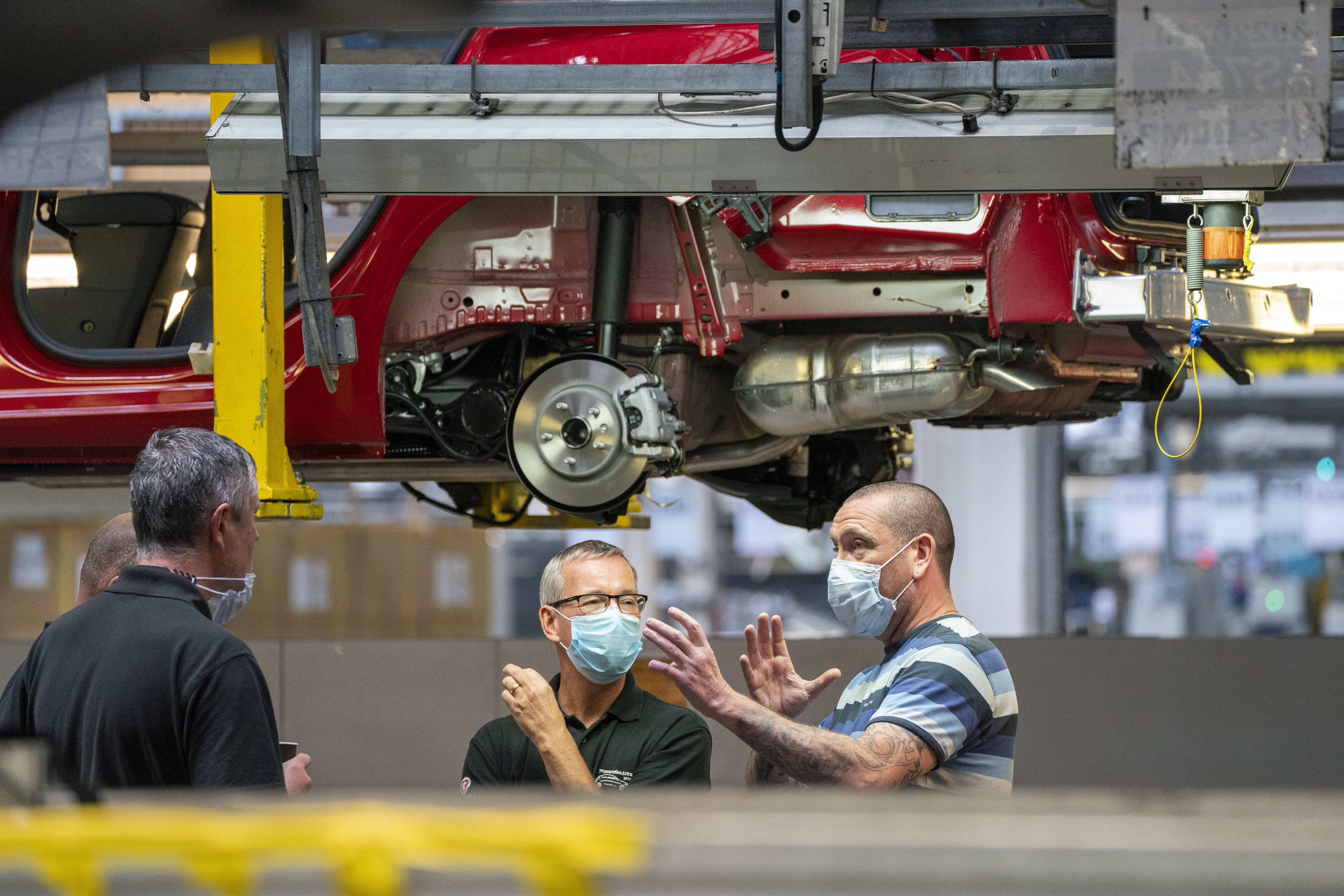 Manufacturing firms have reported that stock levels have hit record lows as overall sector activity slowed (Peter Byrne/PA)