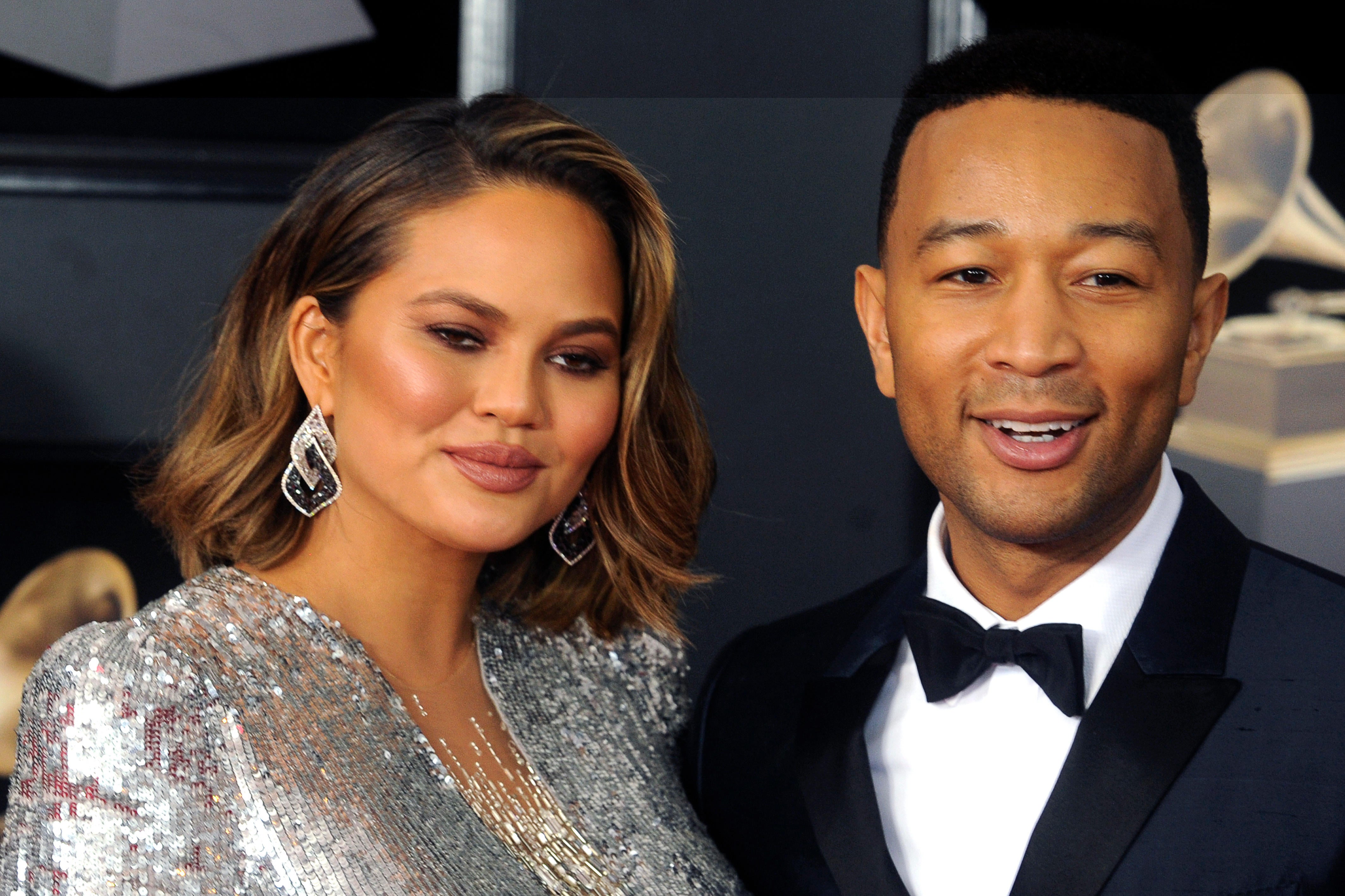 Chrissy Teigen and John Legend in 2018 in New York (Alamy/PA)