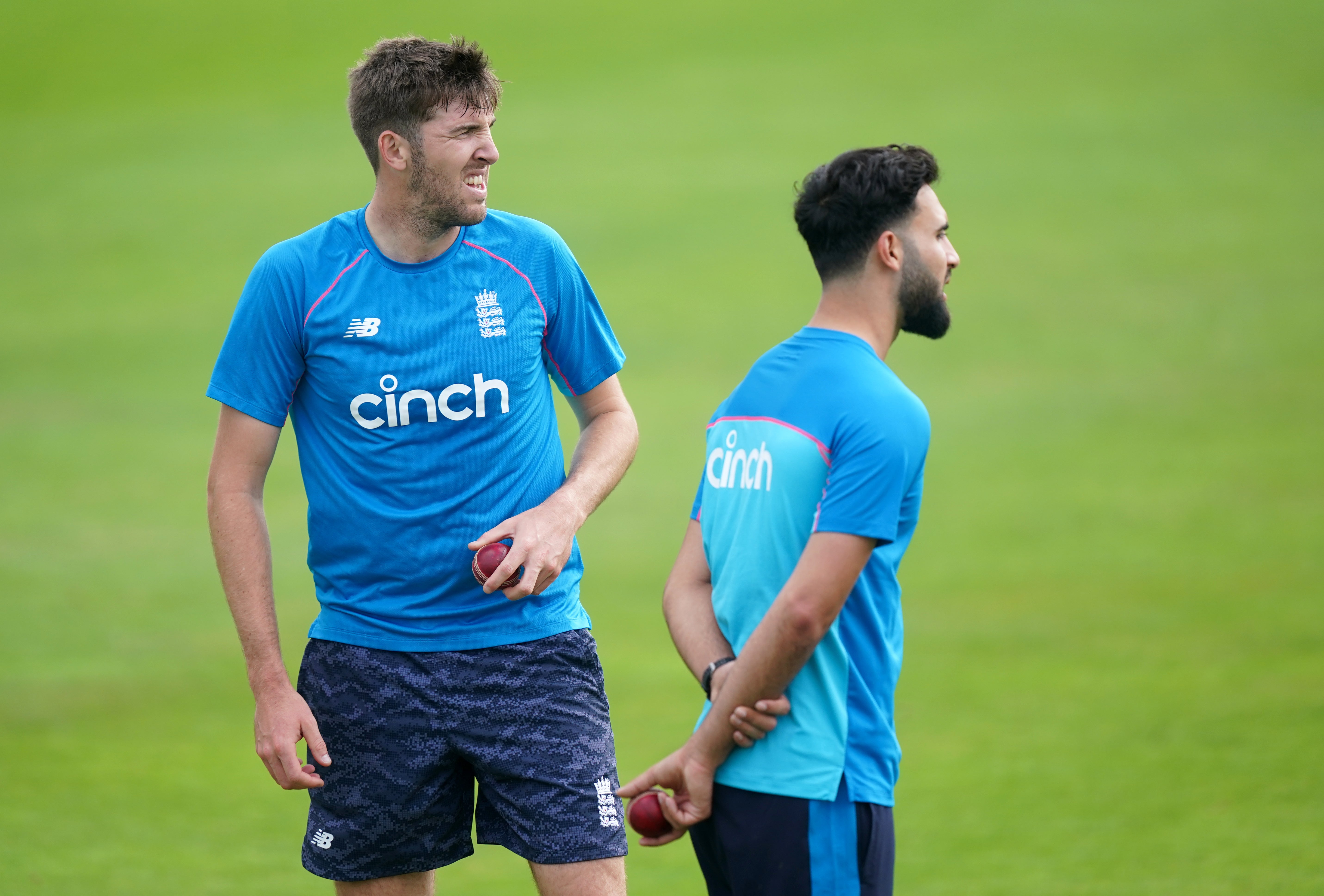 Craig Overton (left) and Saqib Mahmood (right) are vying for one place in the team (Mike Egerton/PA)