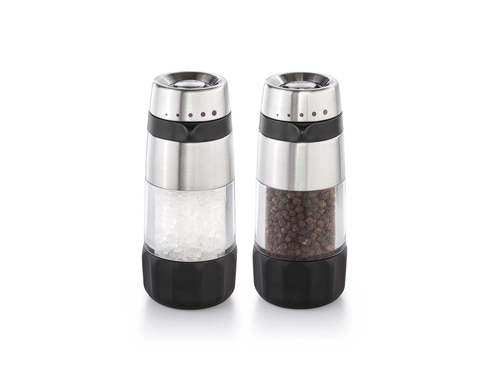 Accent mess-free pepper grinder