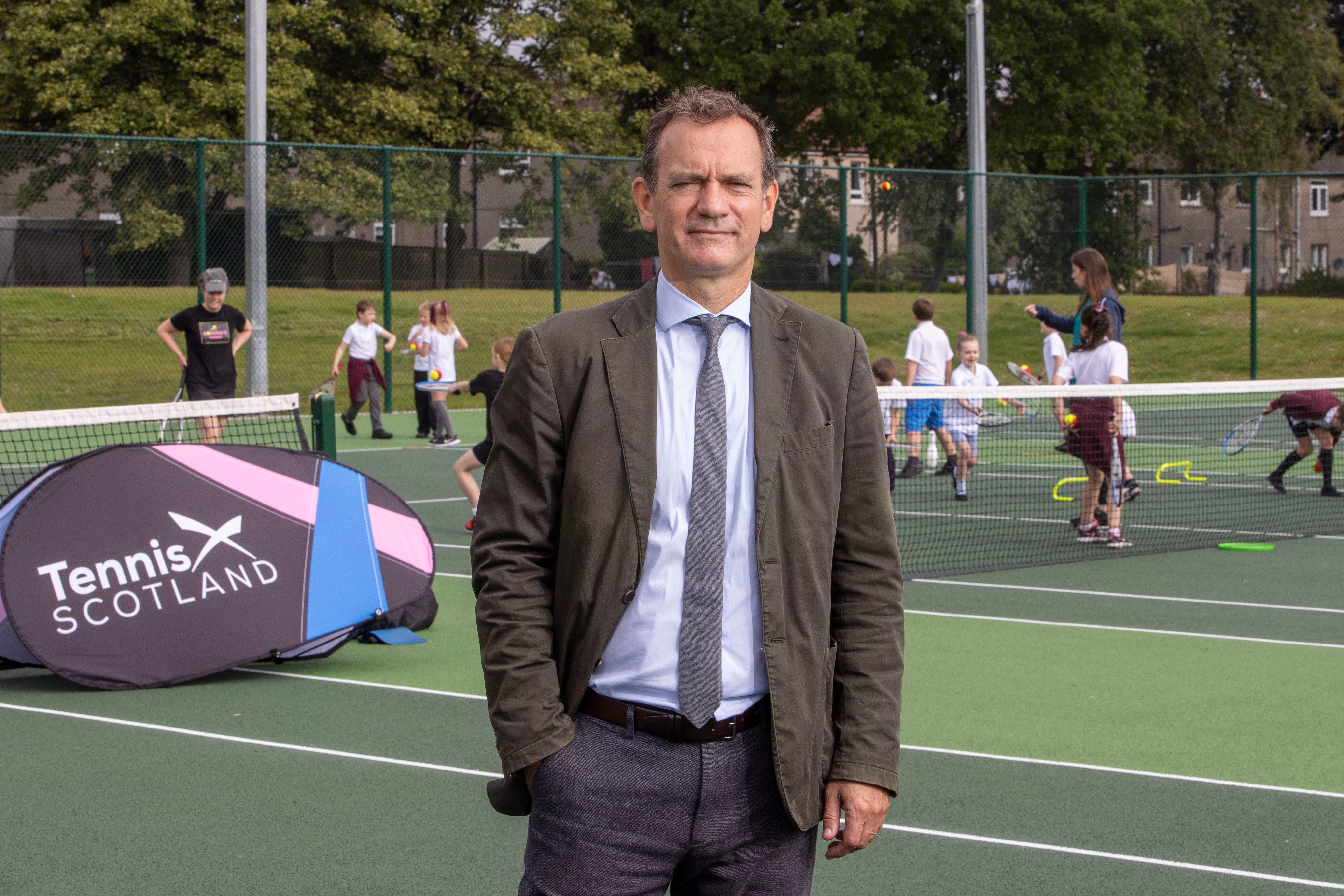 Chief Executive Blane Dodds says Tennis Scotland keen to help improve facilities (Jeff Holmes/PA)