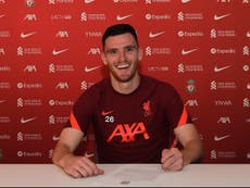 Andy Robertson signs new long-term contract with Liverpool