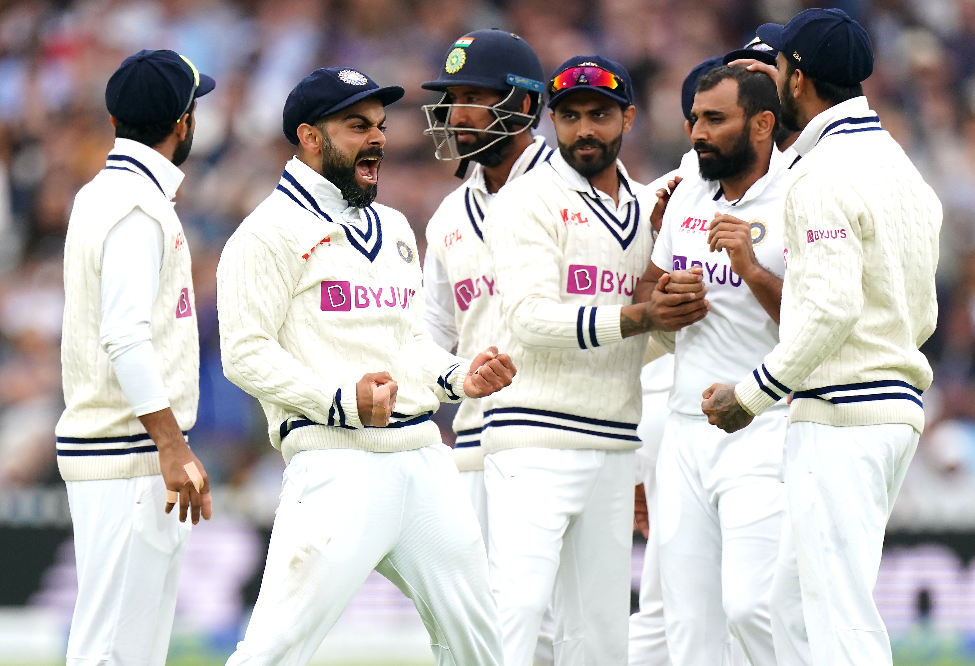 Kohli was in animated form at Lord’s in the second Test (Zac Goodwin/PA)