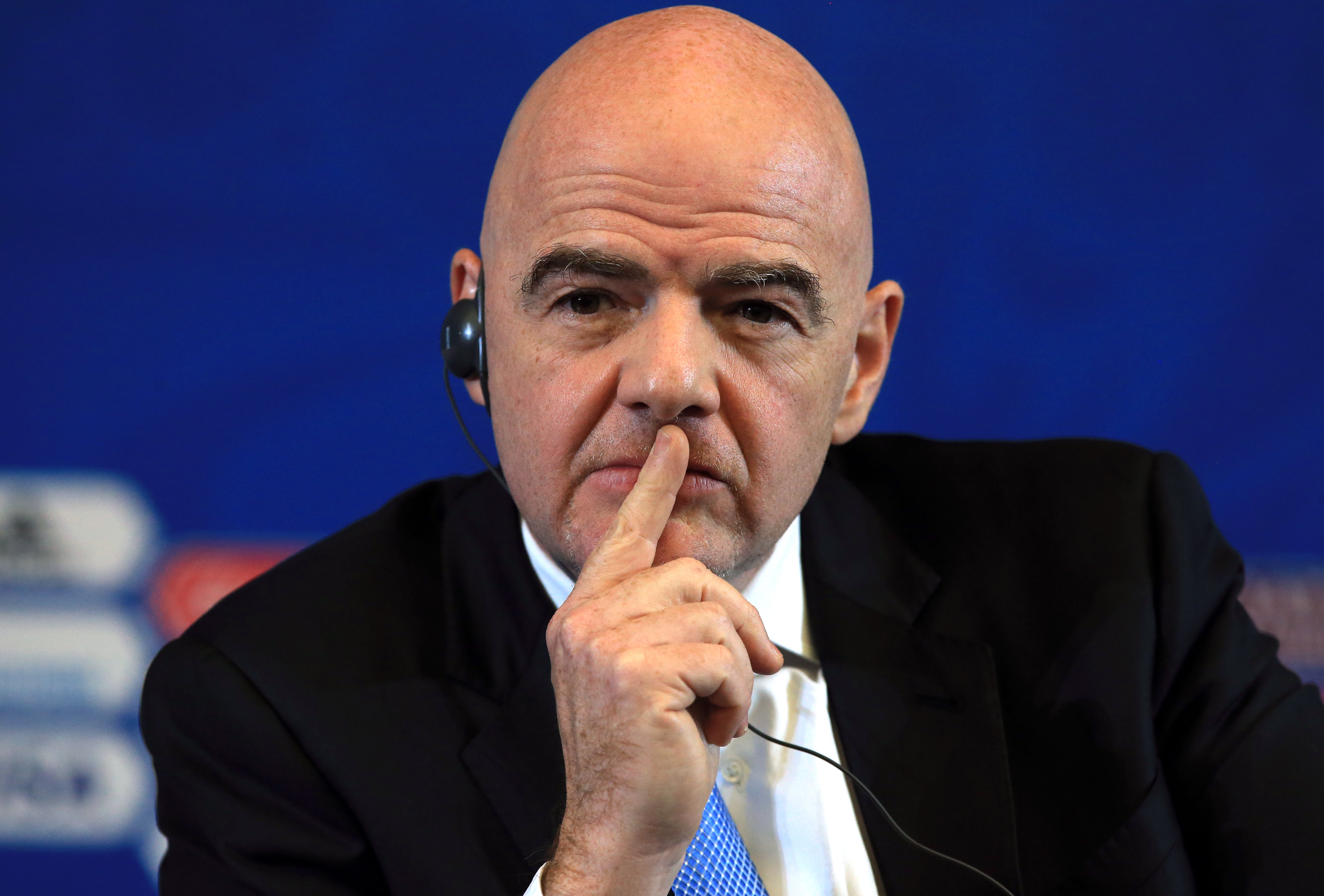 Gianni Infantino says the remission of over $200million stolen dollars to FIFA shows how far the governing body has come (Nick Potts/PA)