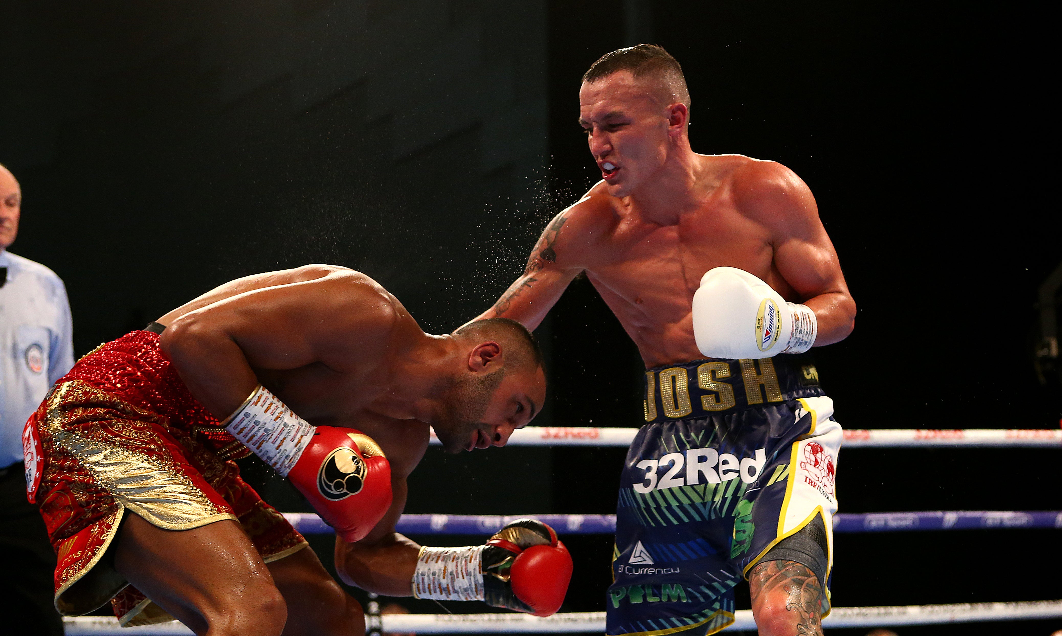 Josh Warrington, right, beat Kid Galahad, left, in June 2019 (Dave Thompson/PA)