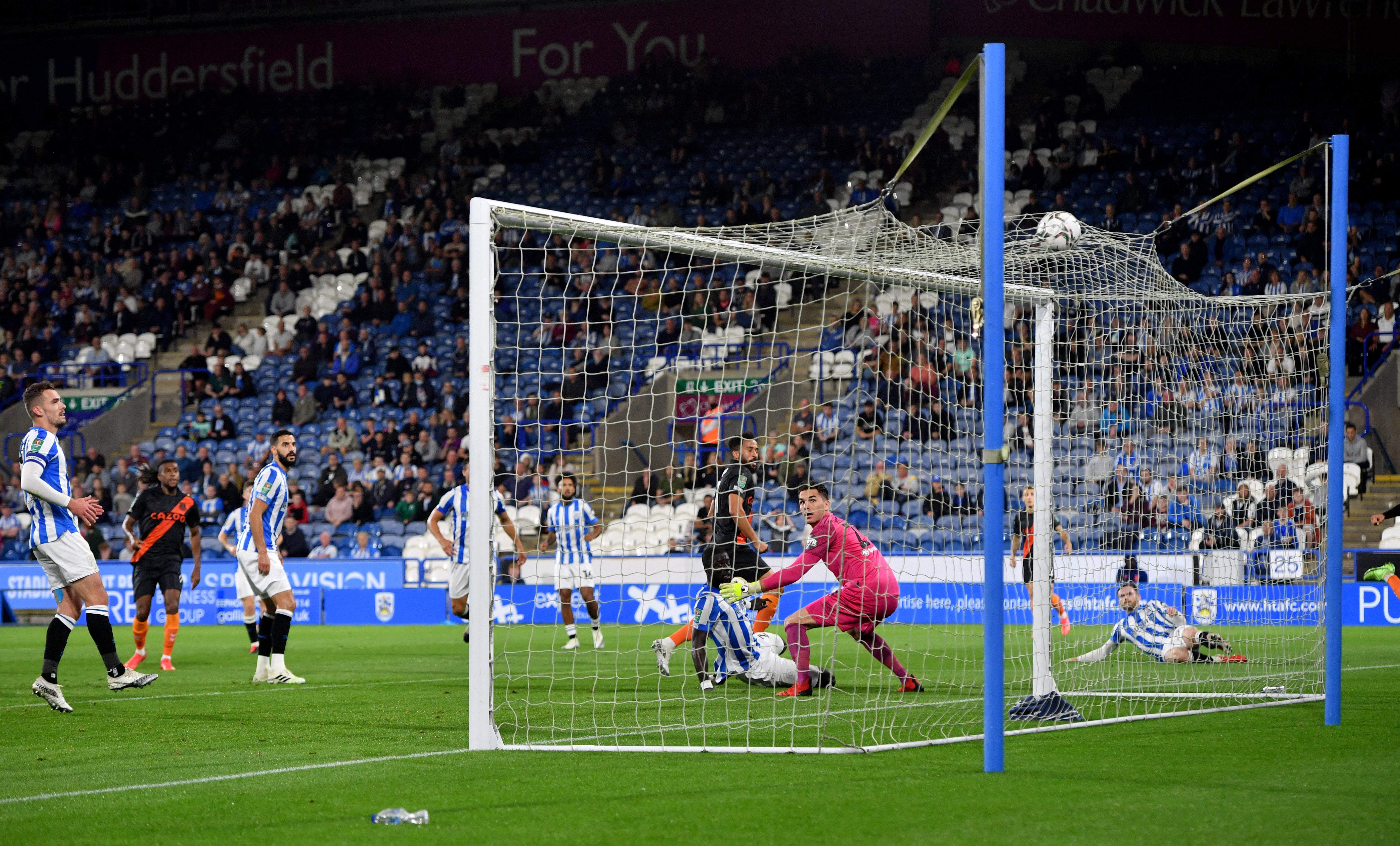 Andros Townsend won it for Everton (Anthony Devlin/PA)