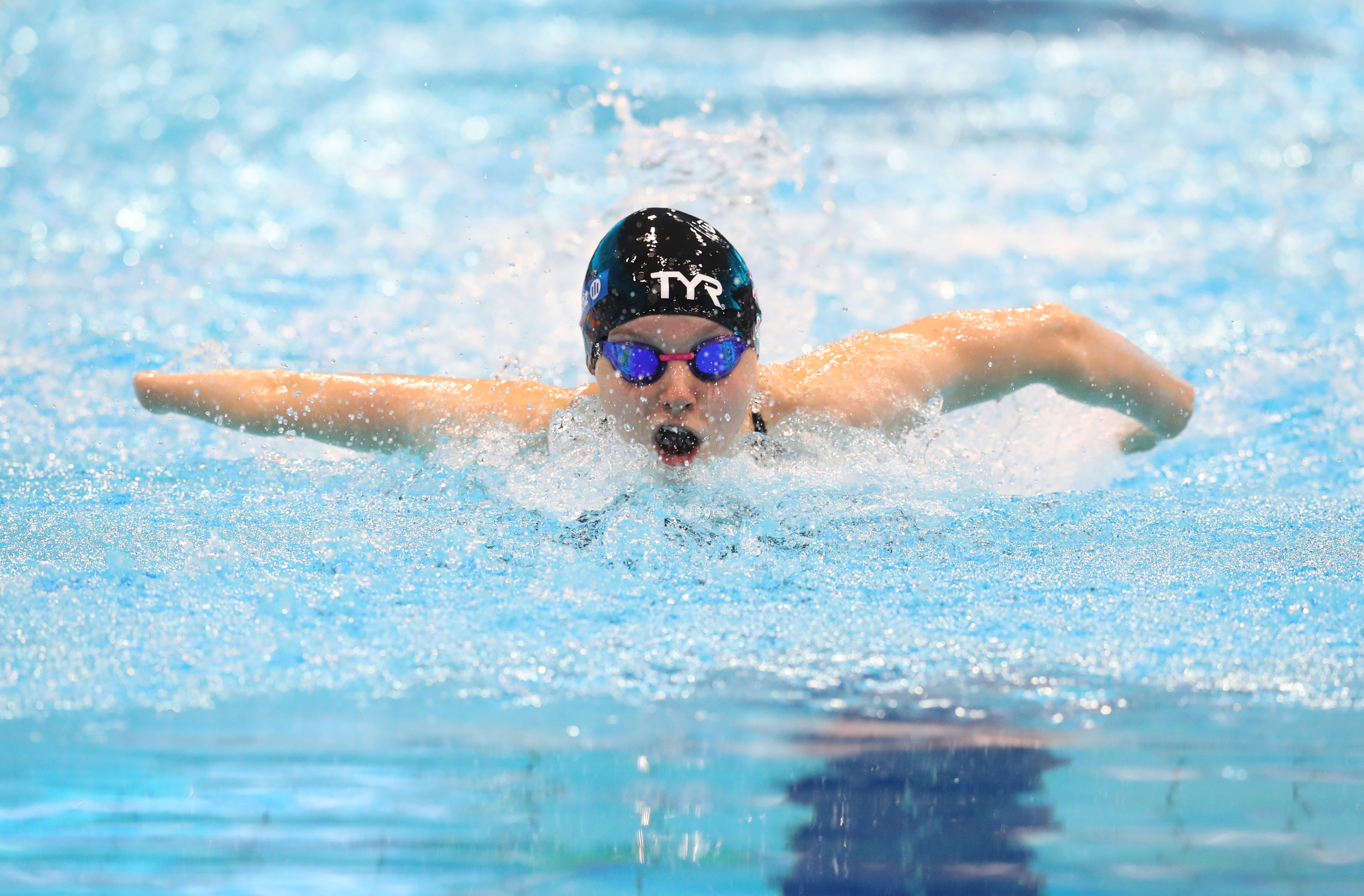 Toni Shaw won Great Britain’s first medal in the pool