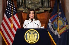 New York’s first woman governor Kathy Hochul vows to foster ‘dramatic change in culture’ after Cuomo exit