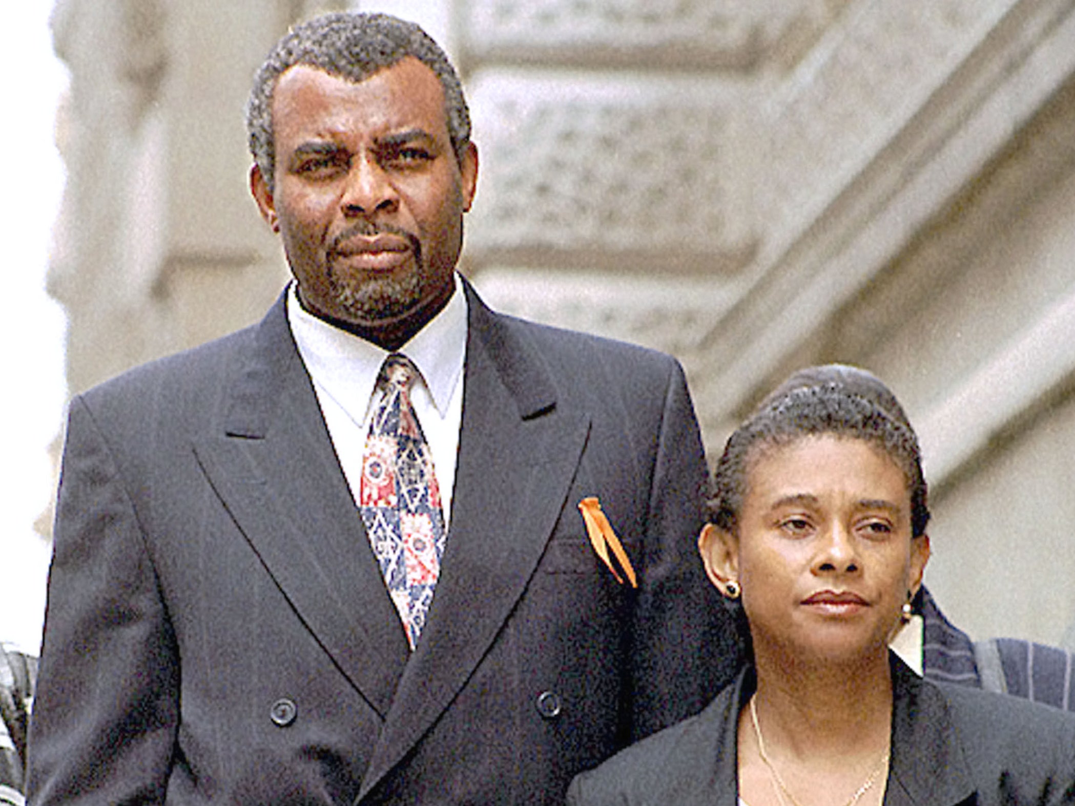 Neville and Doreen Lawrence in 1996