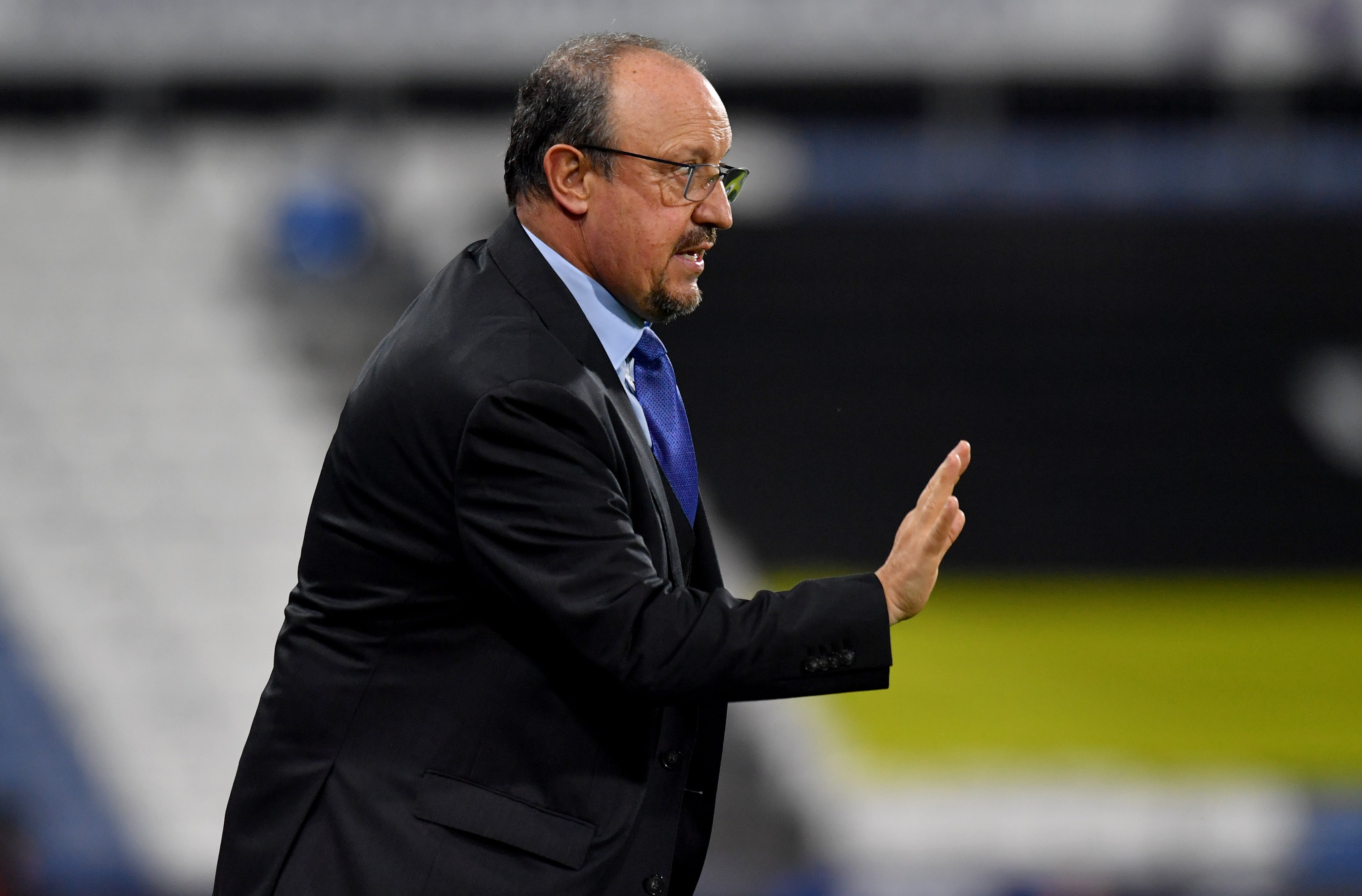 Rafael Benitez (pictured) paid tribute to Tom Davies and Alex Iwobi (Anthony Devlin/PA)