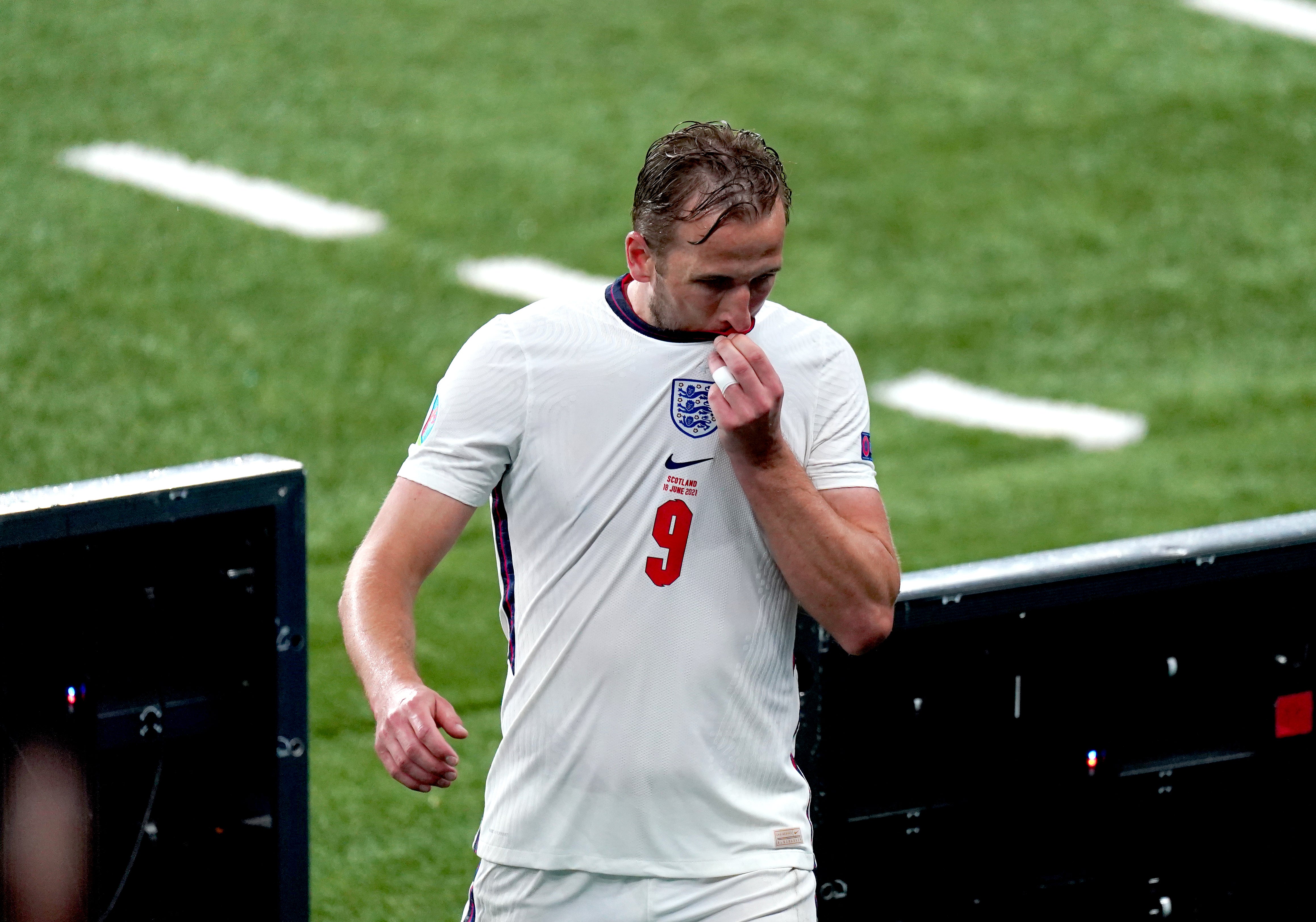 Kane made a sluggish start to England’s Euro 2020 campaign (Mike Egerton/PA)