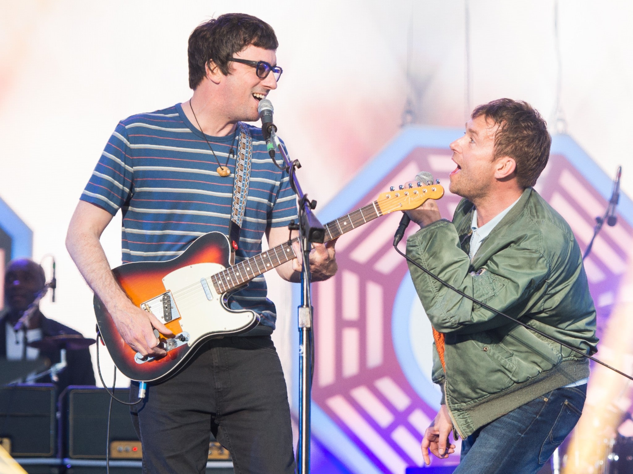 Graham Coxon and Damon Albarn