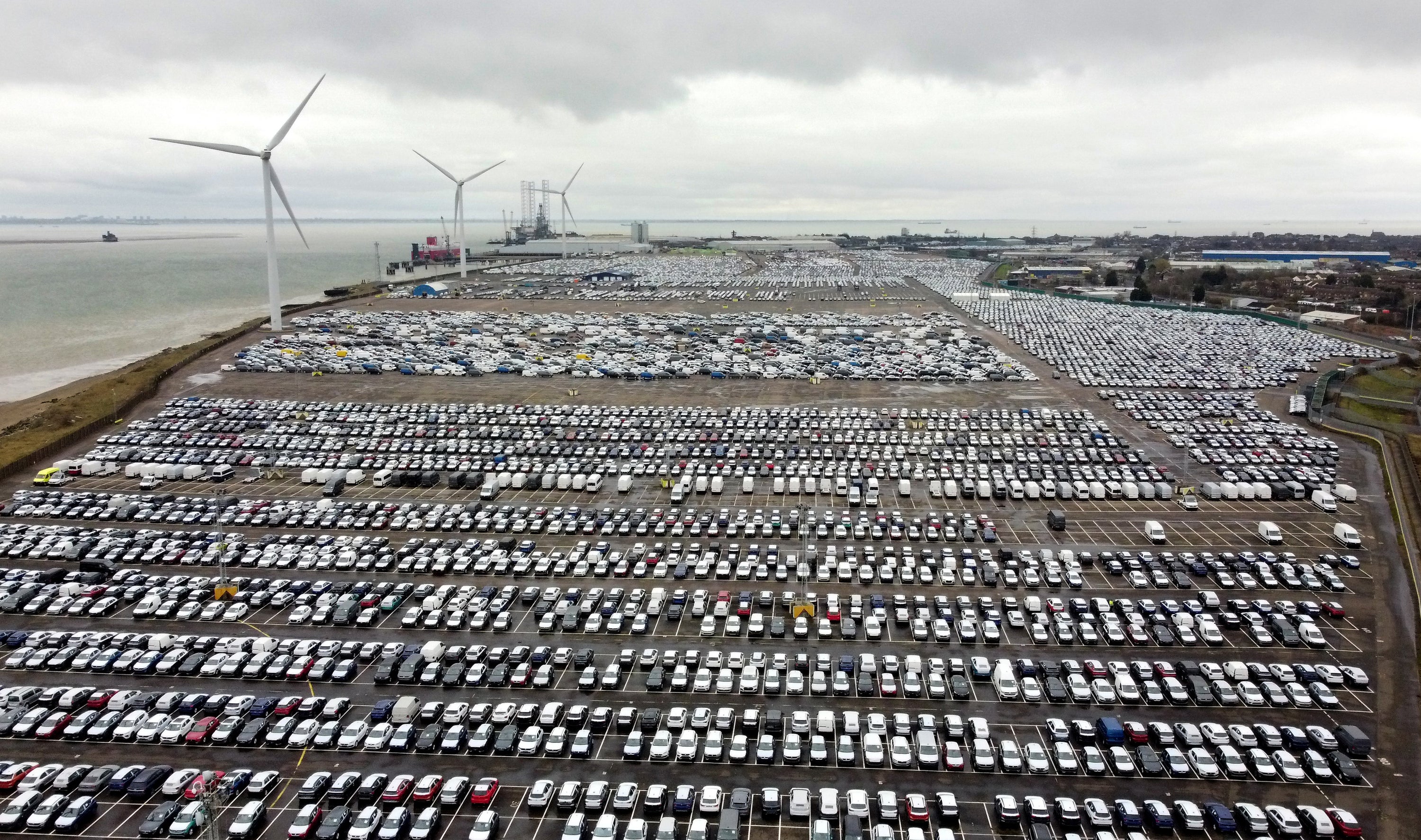 New cars (Gareth Fuller/PA)