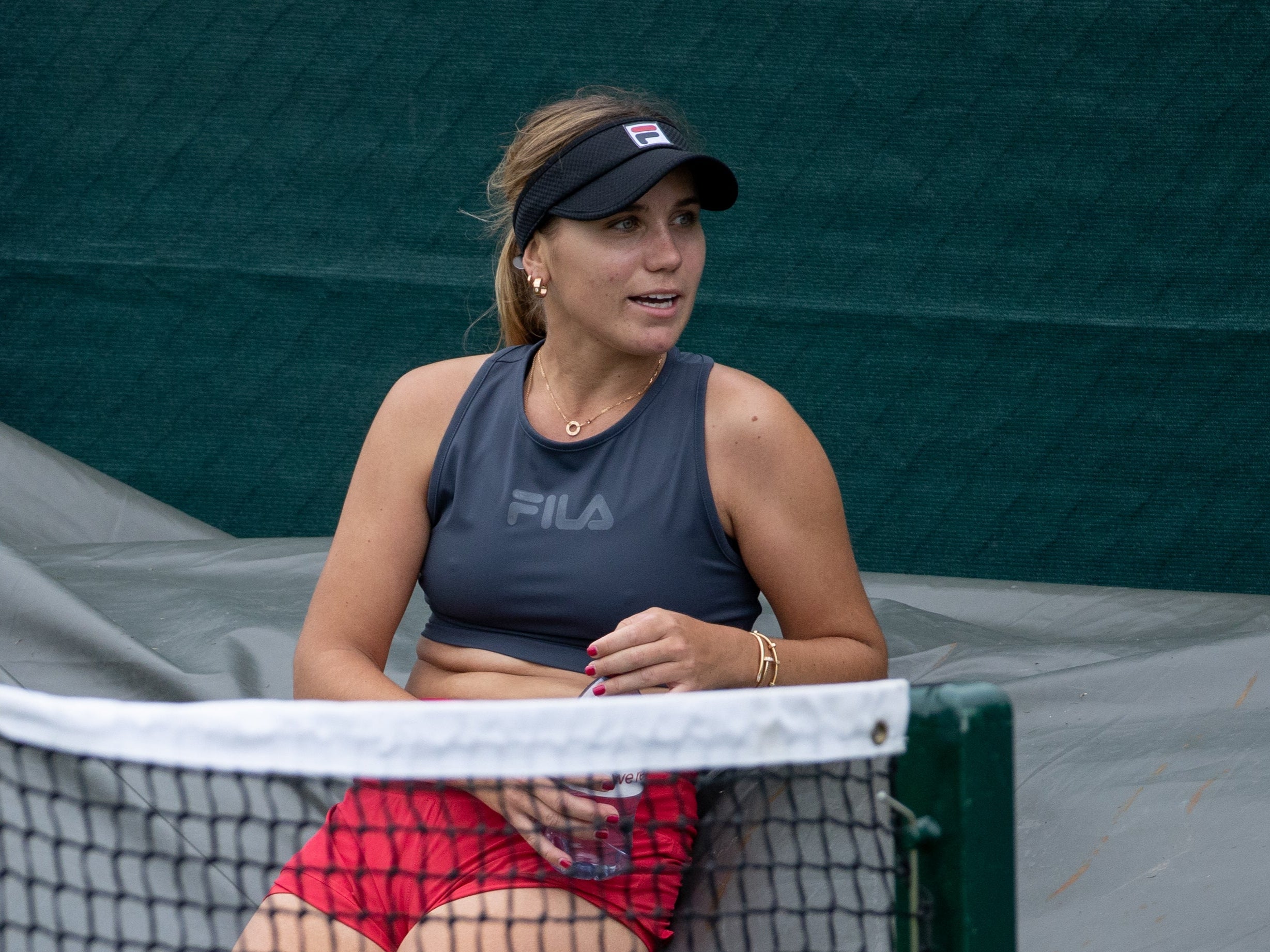 Sofia Kenin has pulled out of the tournament (AELTC/David Gray)