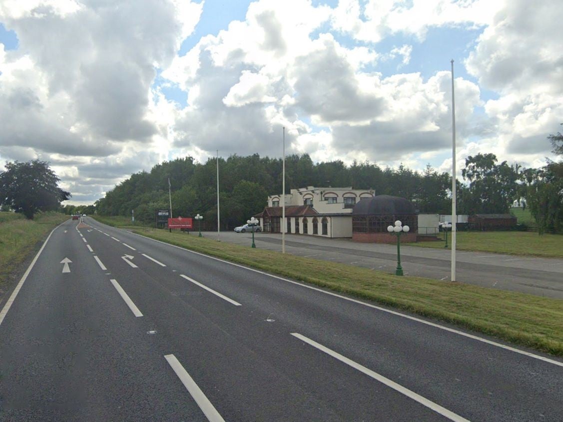 The crash happened on the A64 near the Jinnah restaurant