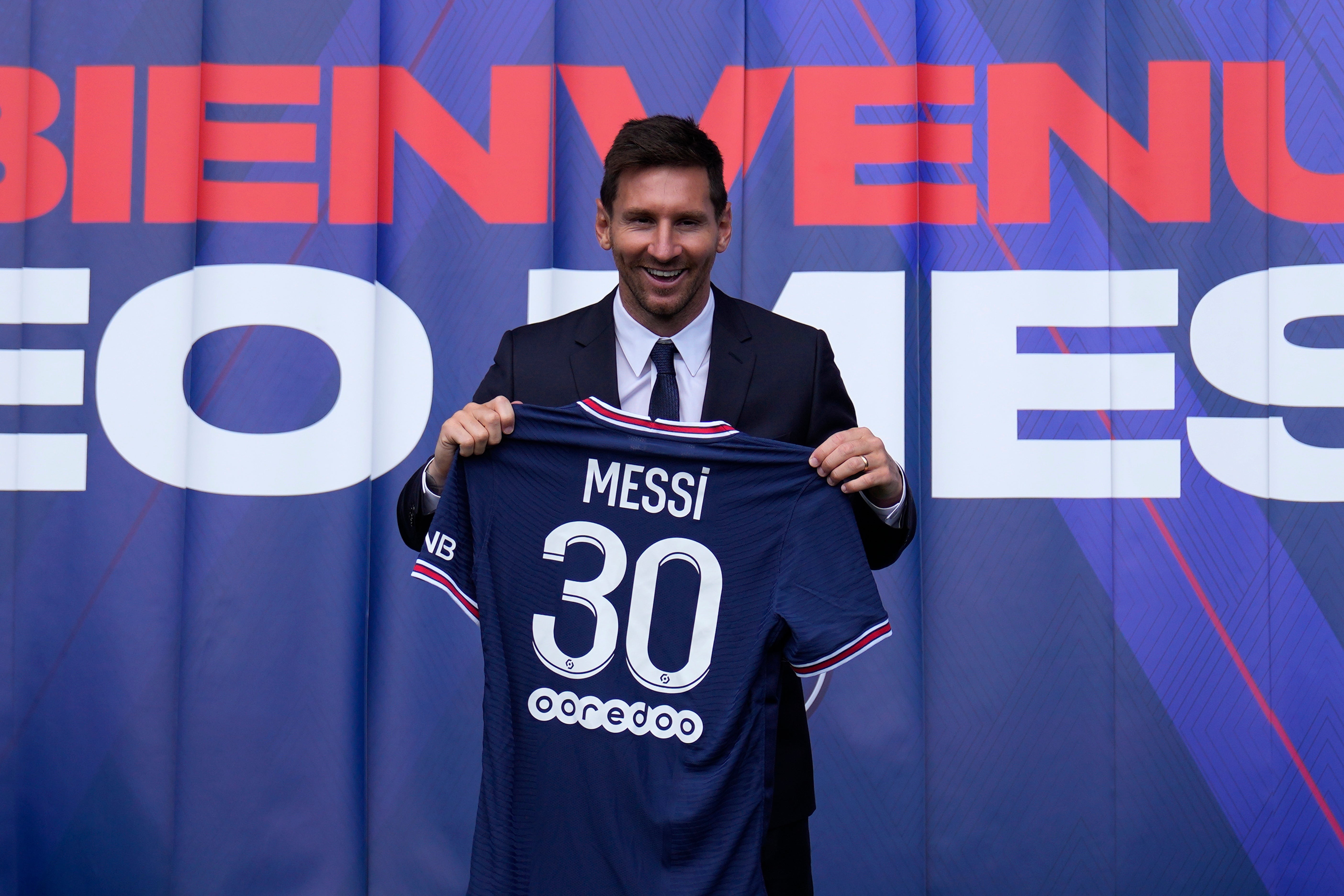 Messi joined PSG from Barcelona in the summer