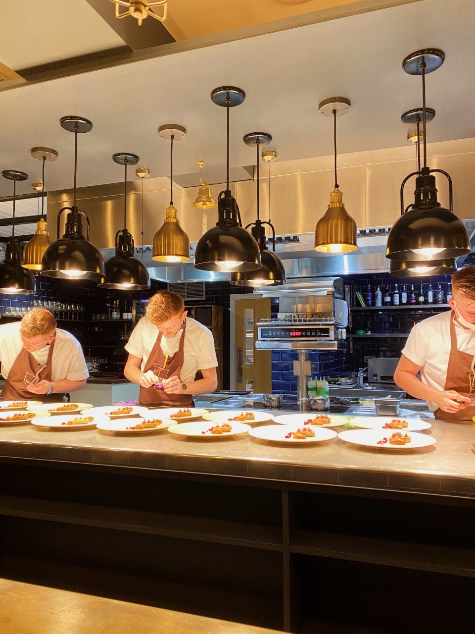 ‘This is the happiest kitchen I’ve ever seen’, commented one of our fellow diners