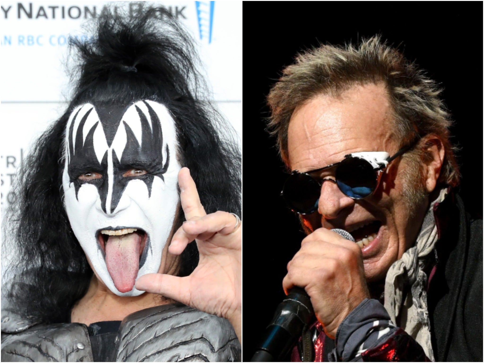 Gene Simmons and David Lee Roth