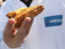 A lunchtime at Greggs: Steak bakes, baps and a side of ambivalence as UK’s biggest chains face food shortages