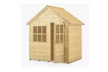 Hideaway wooden playhouse