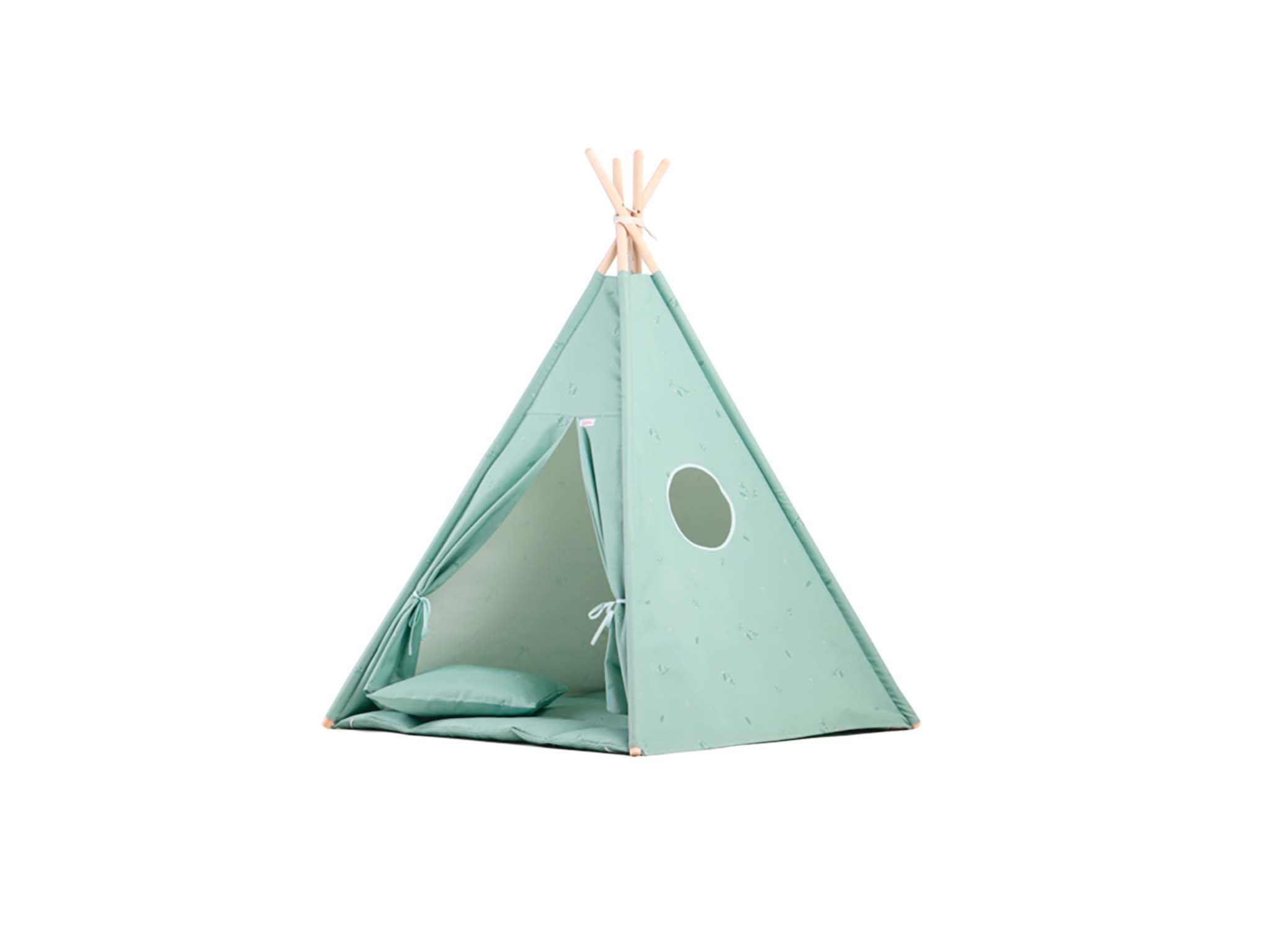 Minty green teepee