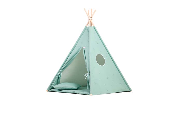Minty green teepee
