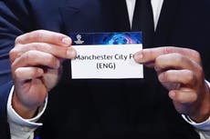 Manchester City face PSG after Champions League draw