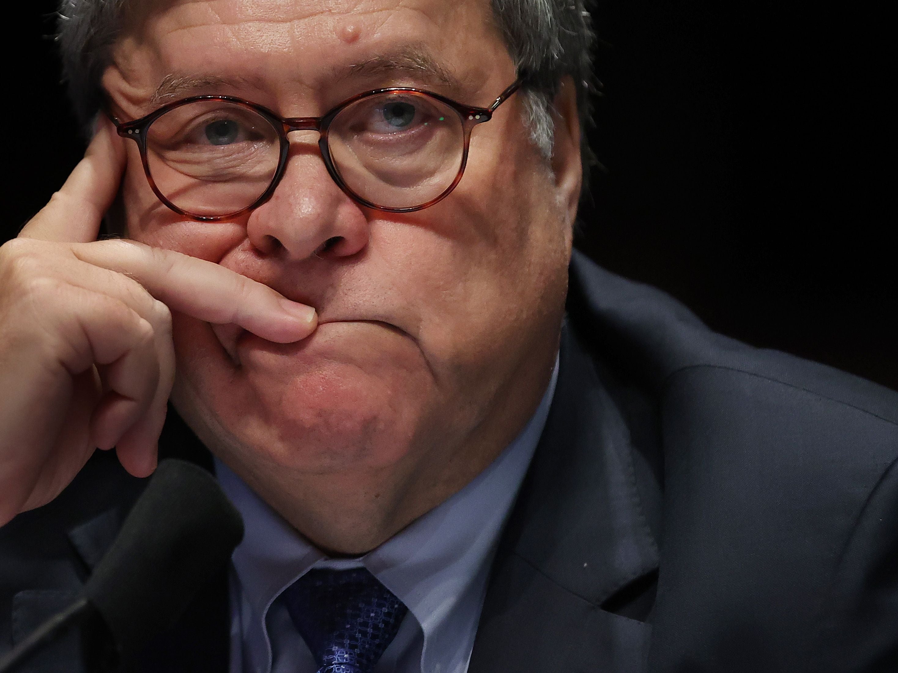 Attorney General William Barr testifies before the House Judiciary Committee hearing in the Congressional Auditorium at the US Capitol Visitors Center July 28, 2020