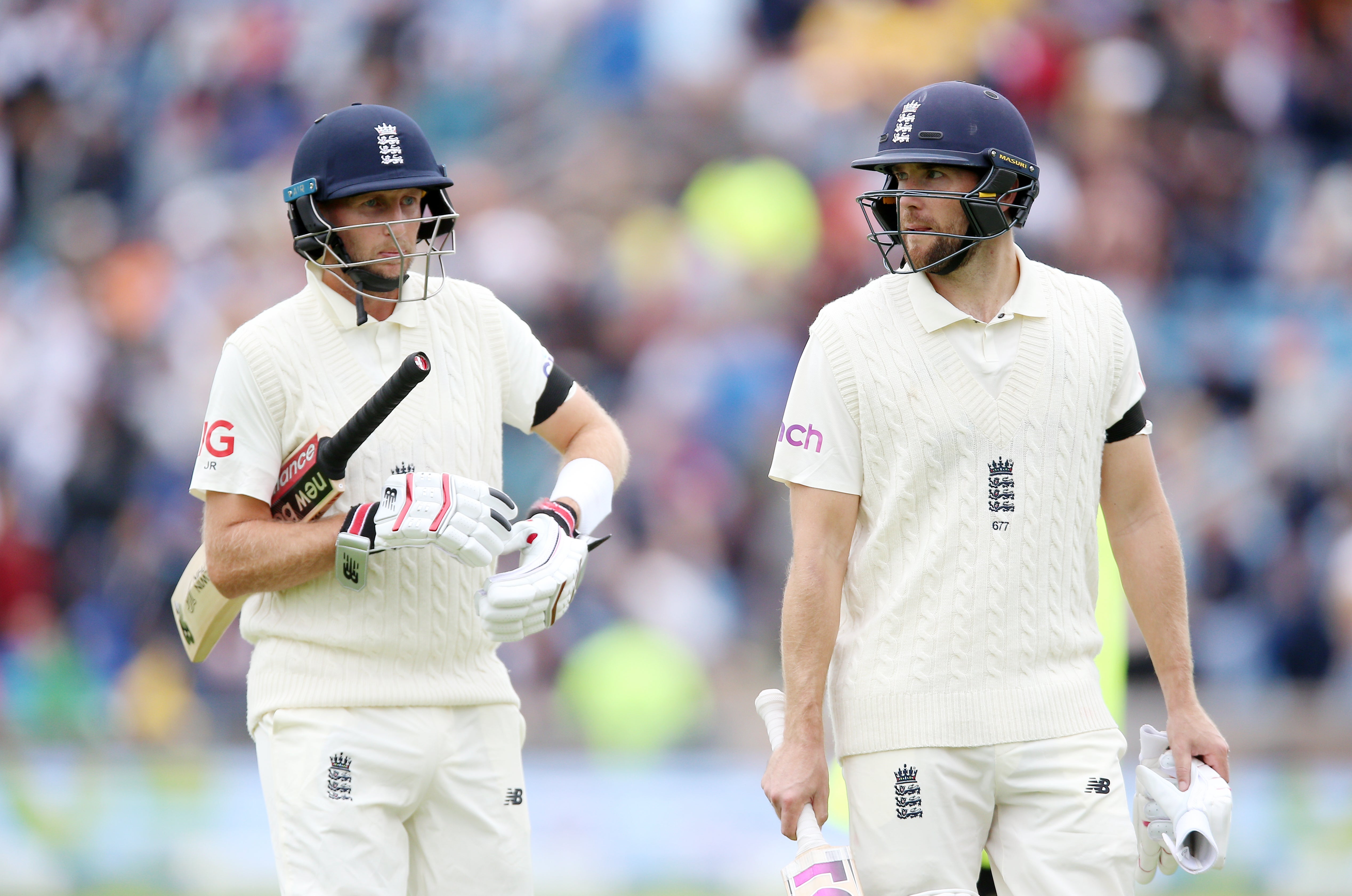 Joe Root and Dawid Malan (Nigel French/PA)