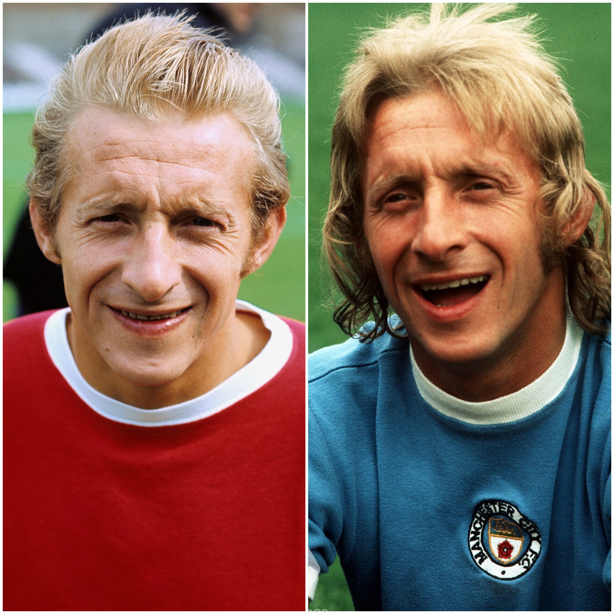 Denis Law played for both United and City (PA)