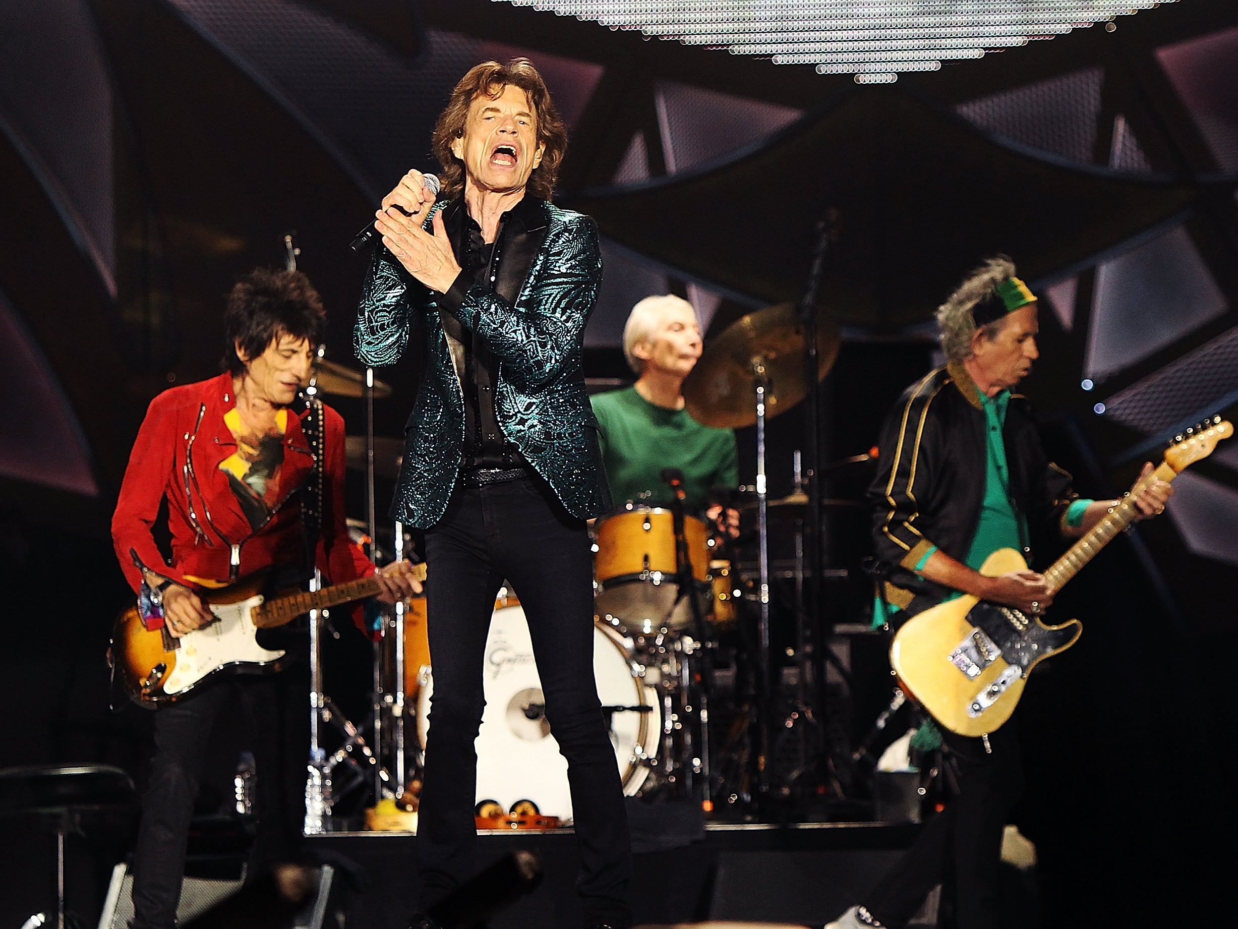 The Stones are currently touring the US