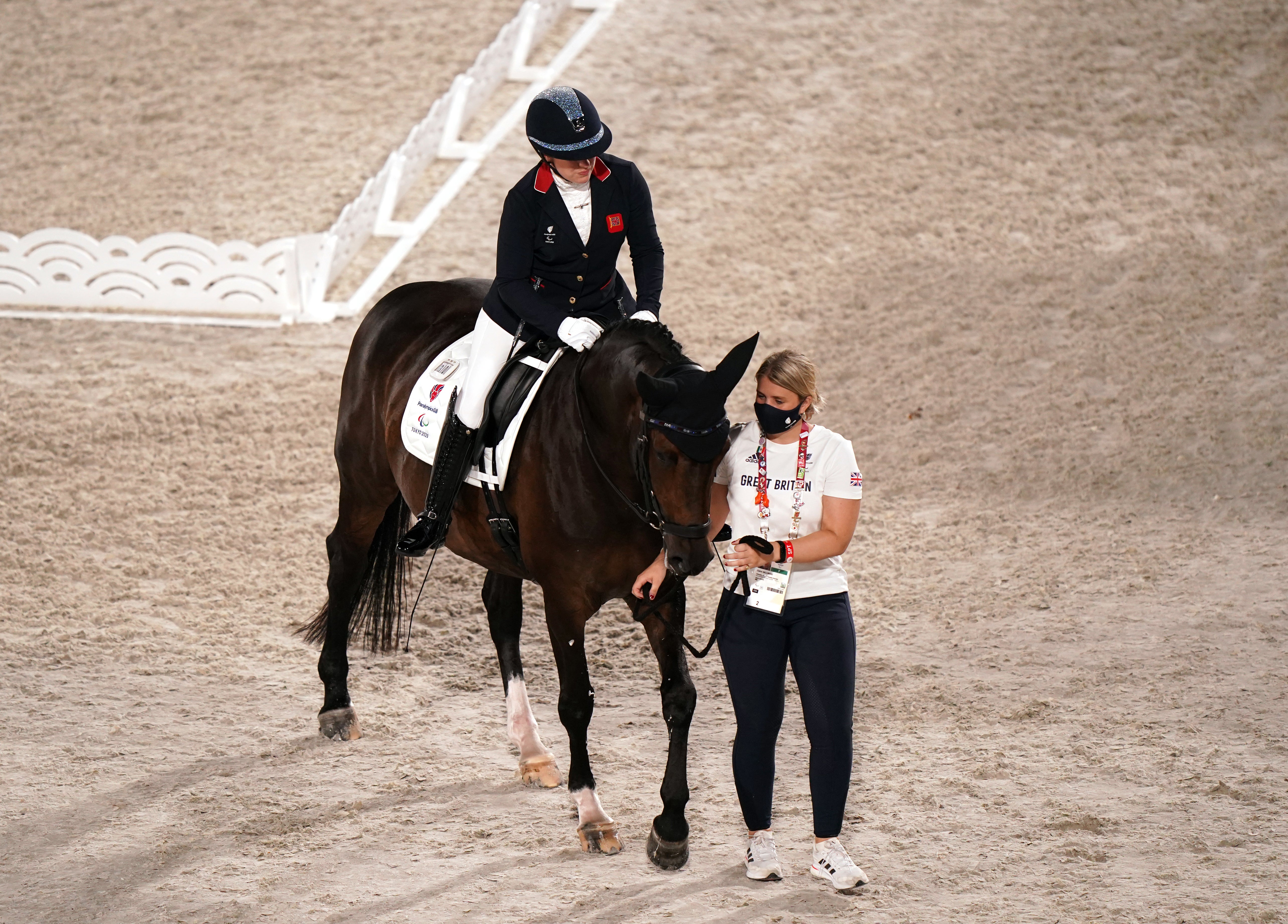 Natasha Baker took silver (Tim Goode/PA)