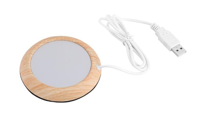 Joom USB Wood Grain Mug Warmer