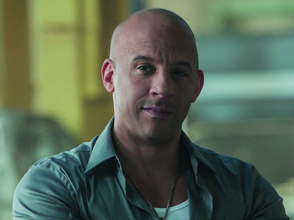 Vin Diesel as Dominic Toretto in ‘Fast and Furious 7'