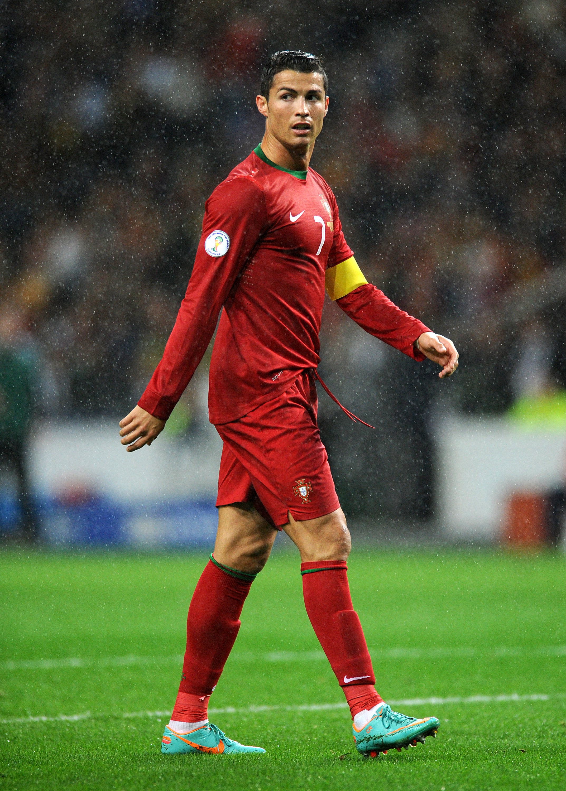 Ronaldo scored an incredible hat-trick against Spain (Andrew Matthews/PA)