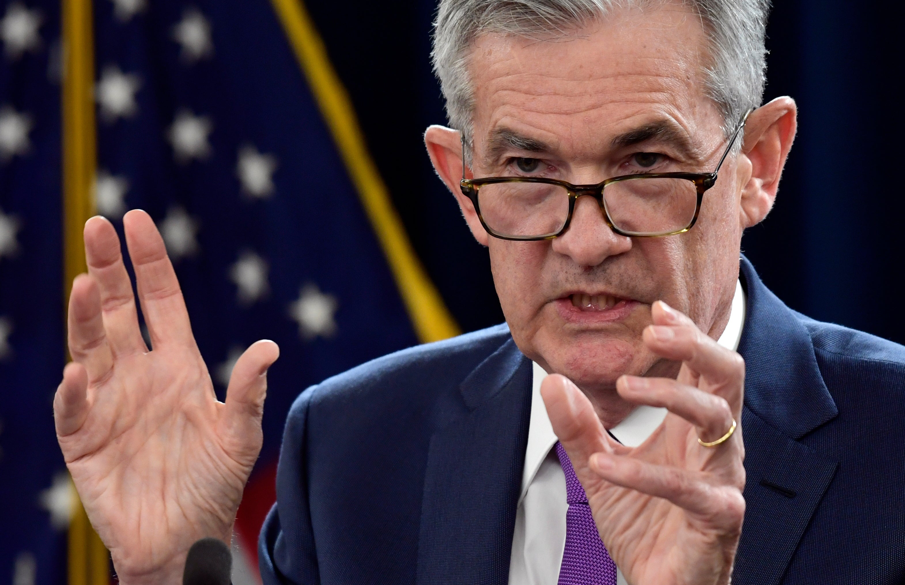 Jerome Powell reassured investors (Susan Walsh/AP)