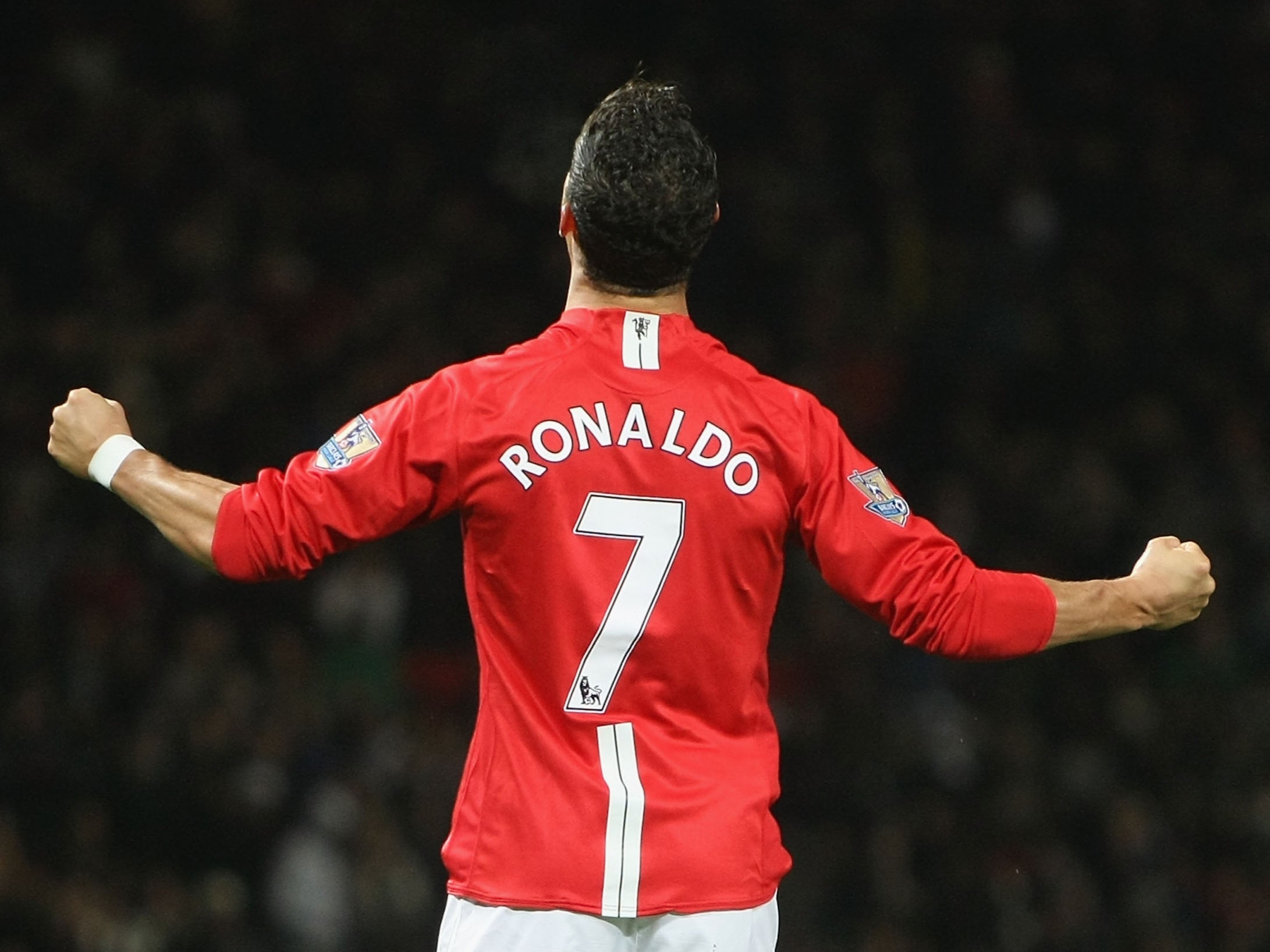 Cristiano Ronaldo wore No 7 in his first spell