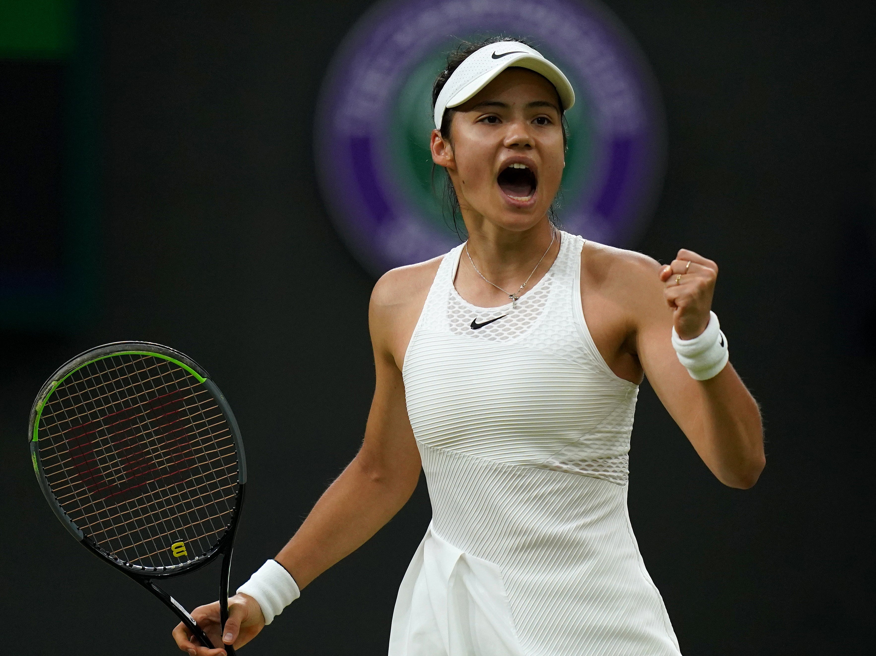 Emma Raducanu, pictured, has fought her way through to the US Open first round (Adam Davy/PA)