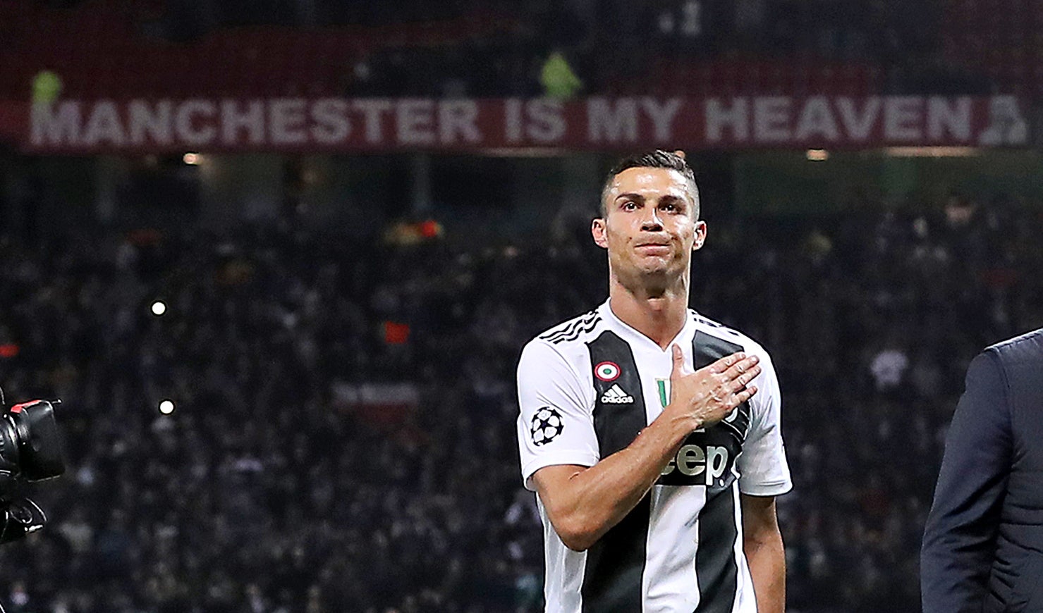 Ronaldo returned to Old Trafford with Juventus in 2018 (Martin Rickett/PA)