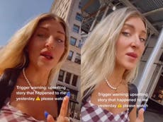 Influencer shares warning about wearing headphones while walking alone after she is followed by stranger