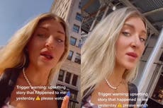 Influencer shares warning about wearing headphones while walking alone after she is followed by stranger