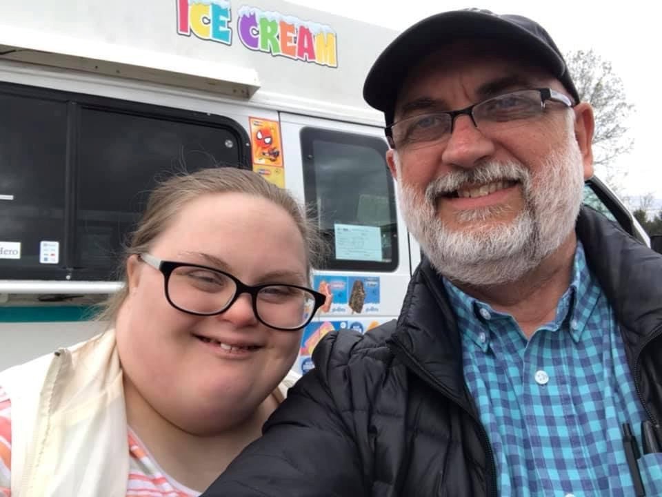 ‘The reason the ice cream truck is so perfect is that it has allowed them both to develop their interactive and social skills in a comfortable environment’