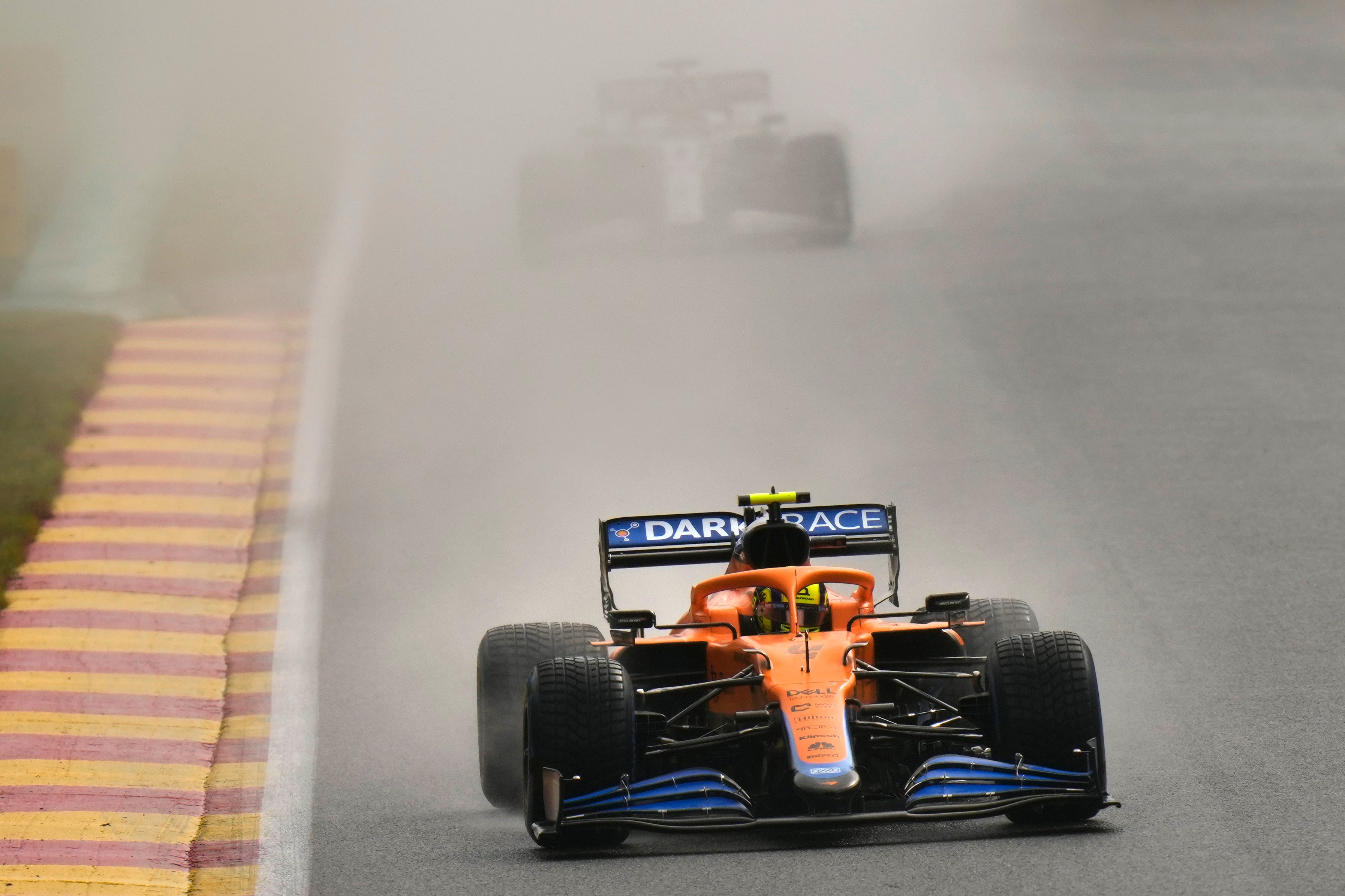 Lando Norris walked away from a horrible crash (AP Photo/Francisco Seco)