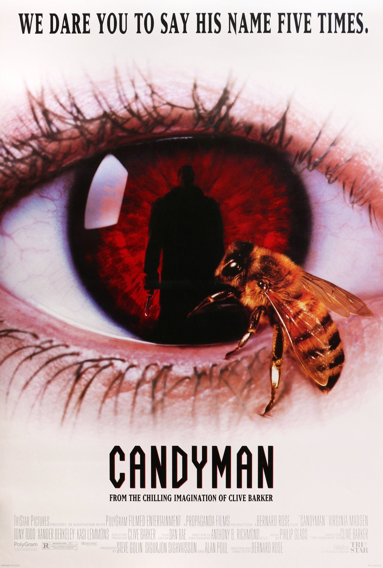 The original poster artwork for Bernard Rose’s ‘Candyman'