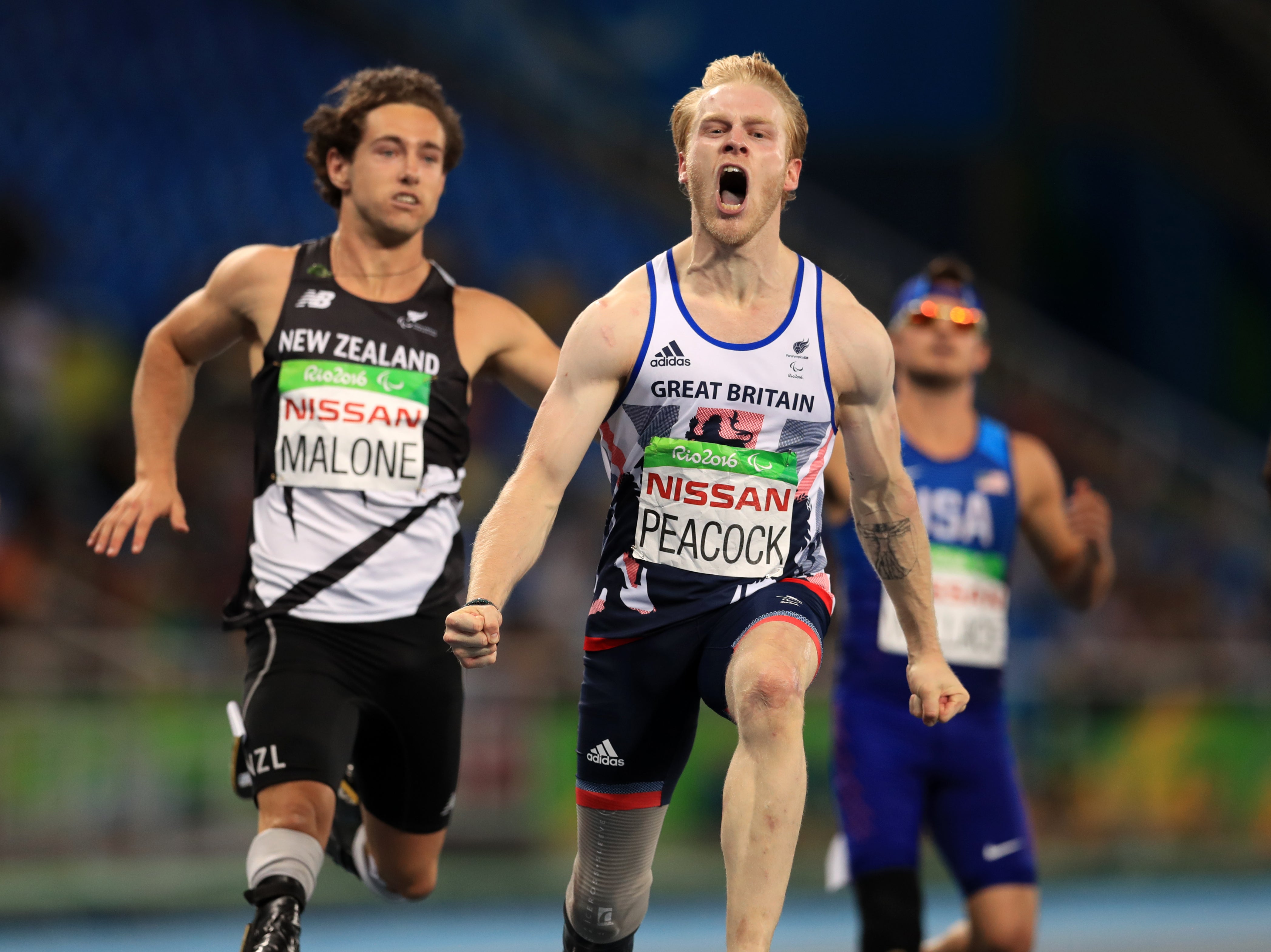 Great Britain’s Jonnie Peacock won gold in Rio, pictured, and London (Adam Davy/PA)