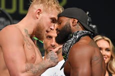 Jake Paul vs Tyron Woodley LIVE: Latest fight updates as YouTuber and former UFC champion meet in boxing ring