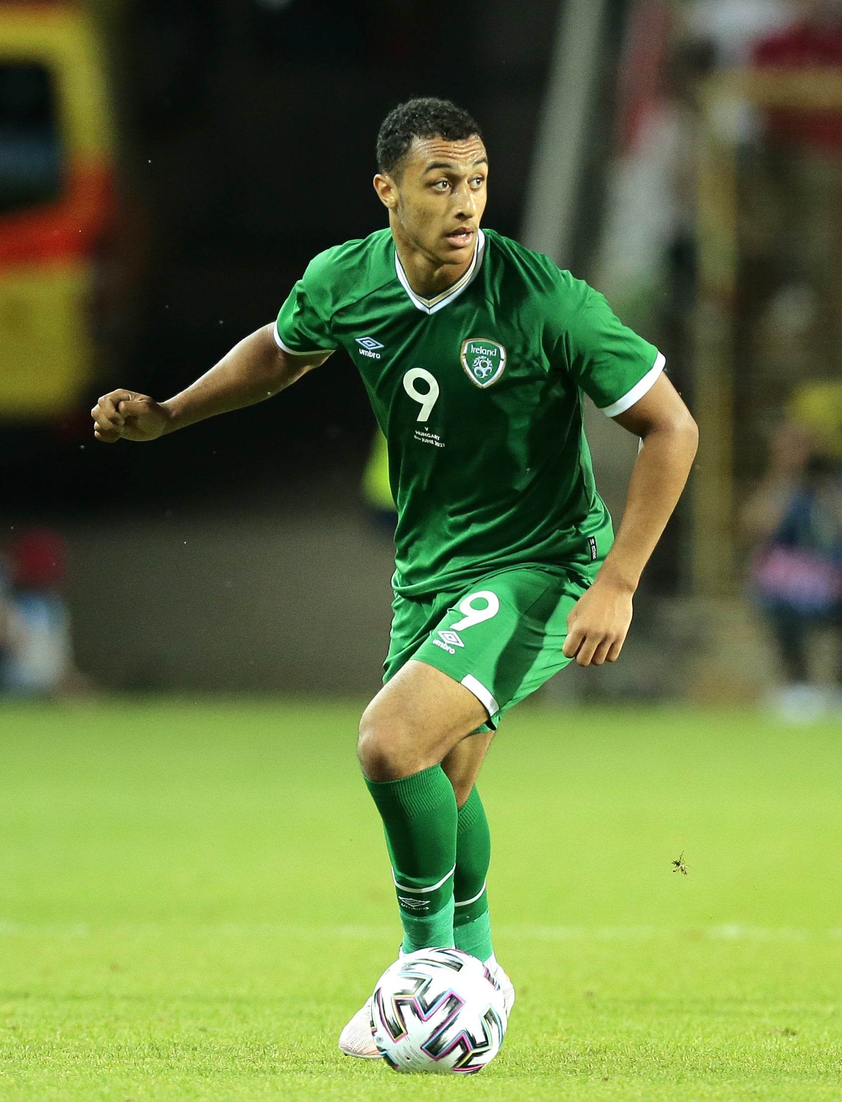 Republic of Ireland striker Adam Idah is relishing the prospect of a showdown with Portugal superstar Cristiano Ronaldo (Trenka Attila/PA)