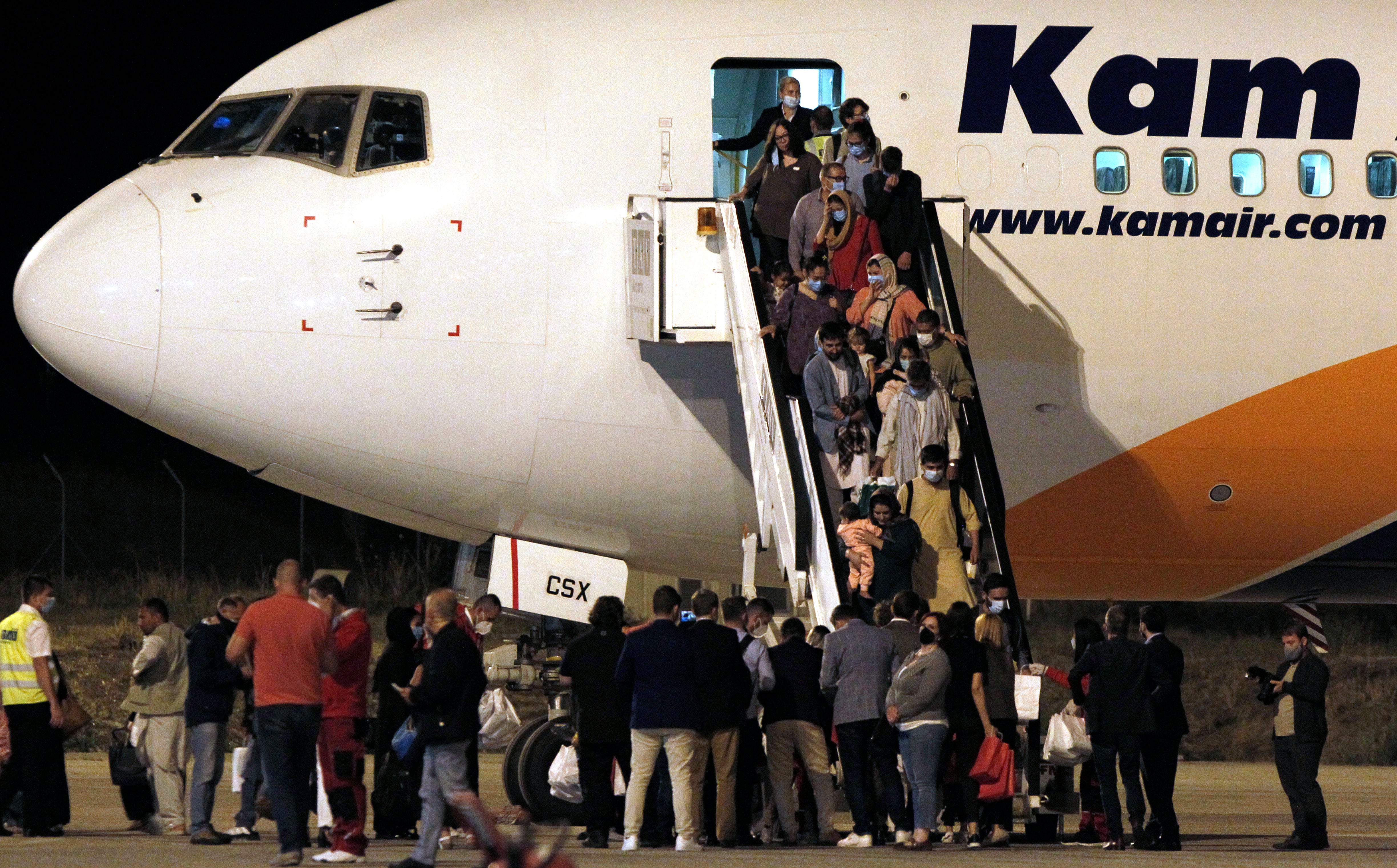 North Macedonia Afghanistan Evacuees